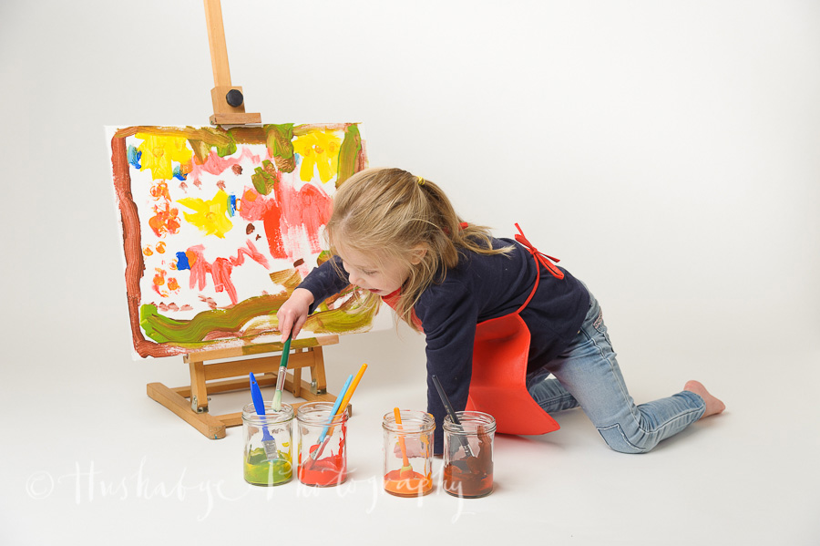 Little Artist, canvas, paint, toddler, pre school