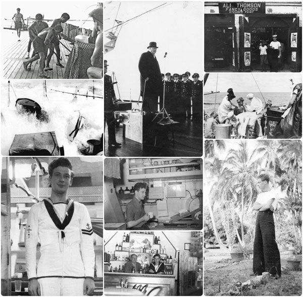 Family photos of my dad when in the navy
